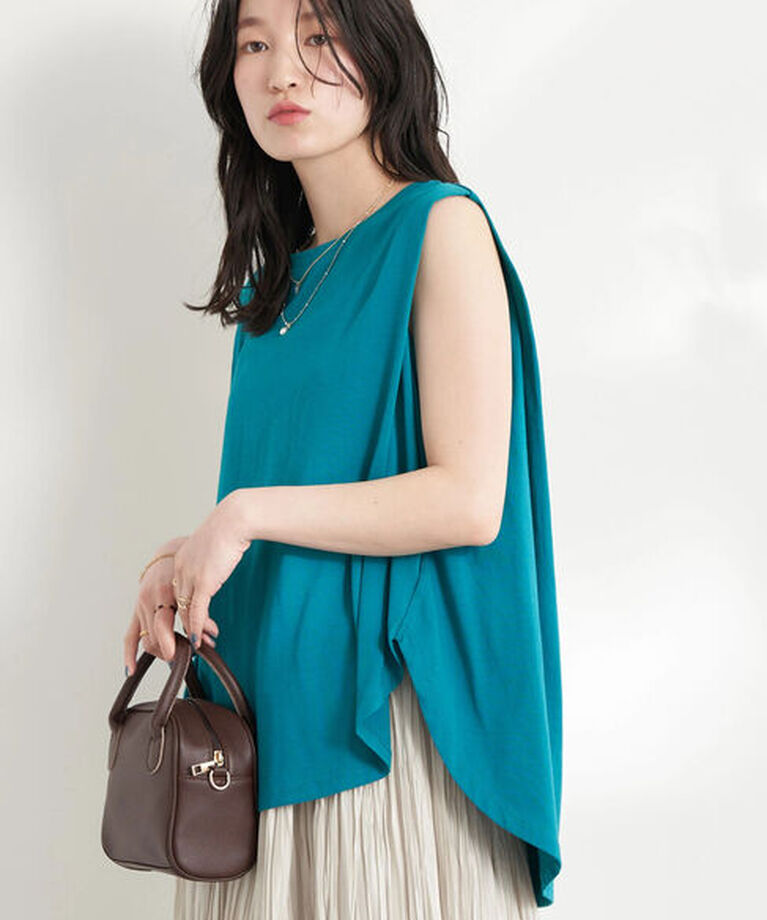 earth music&ecology「袖奥タックカットプルオーバー」|Tシャツ・カットソー|
