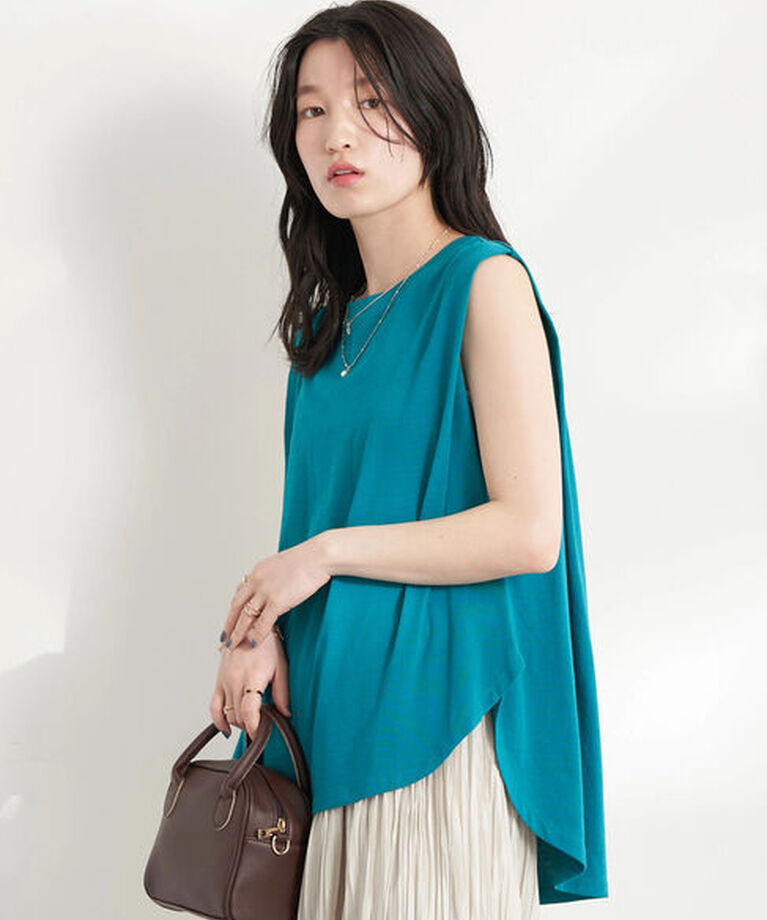 earth music&ecology「袖奥タックカットプルオーバー」|Tシャツ・カットソー|
