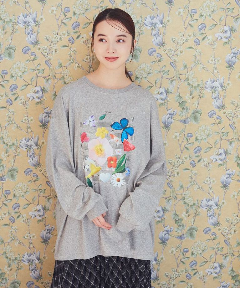 earth music&ecology「いいこと奏でるグラフィックTシャツ」|Tシャツ・カットソー|