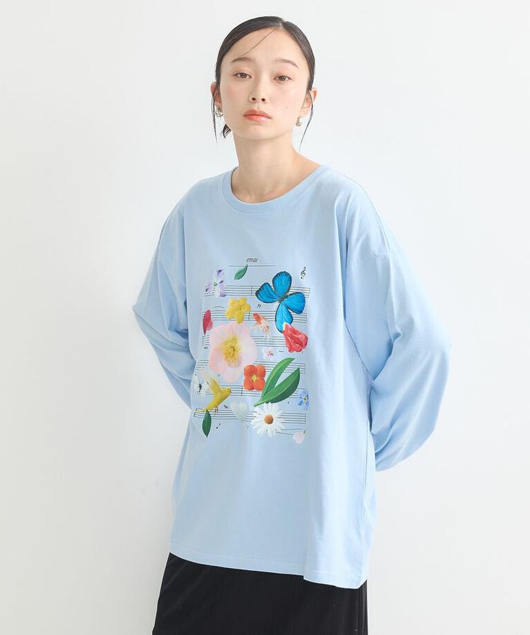earth music&ecology「いいこと奏でるグラフィックTシャツ」|Tシャツ・カットソー|