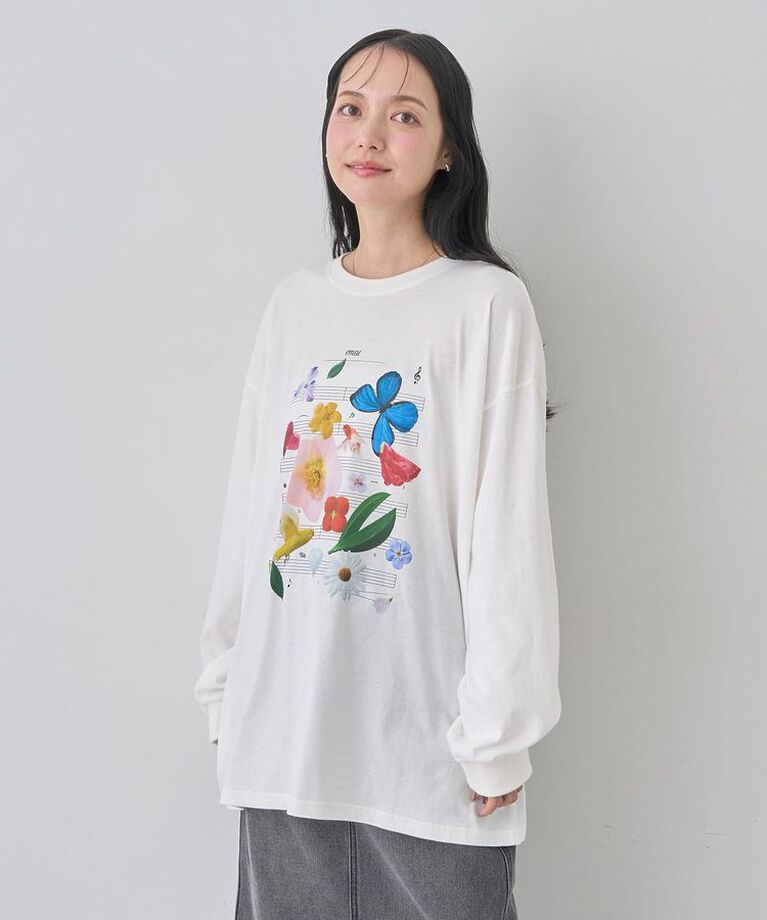 earth music&ecology「いいこと奏でるグラフィックTシャツ」|Tシャツ・カットソー|