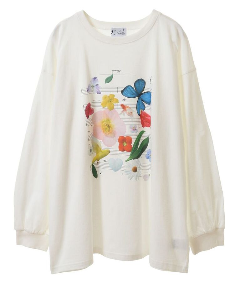 earth music&ecology「いいこと奏でるグラフィックTシャツ」|Tシャツ・カットソー|