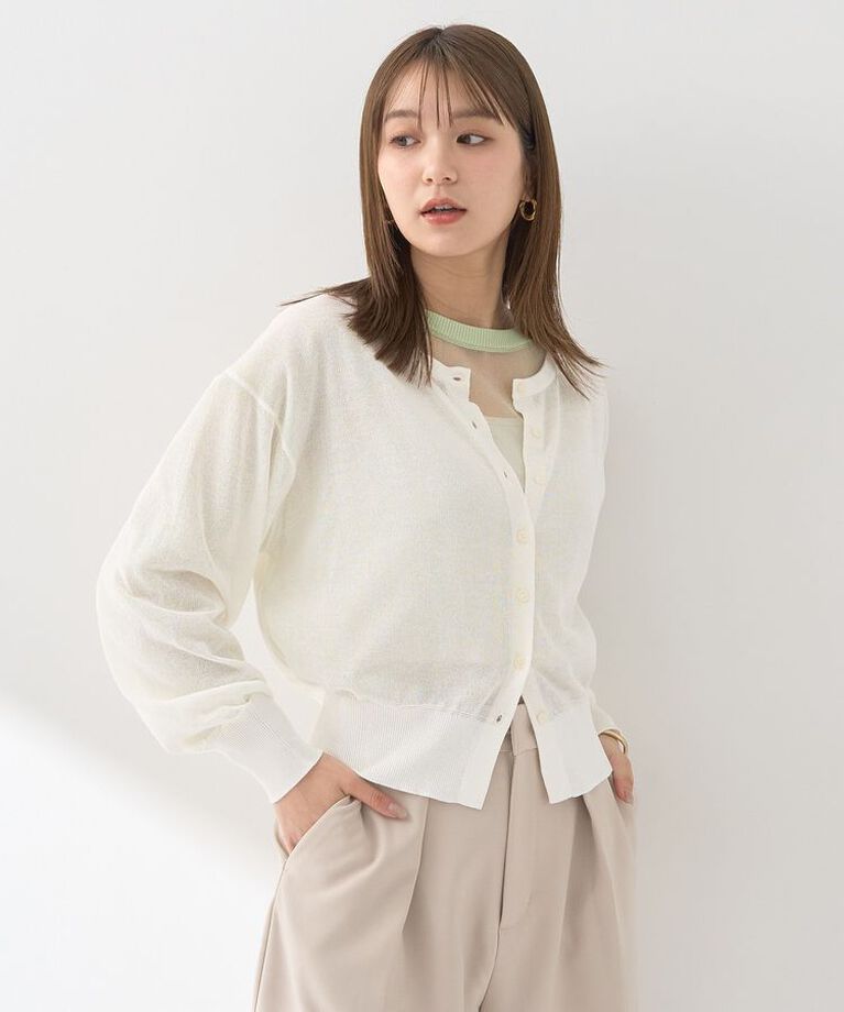 earth music&ecology「シアールーズニットプルオーバー」|チュニック|