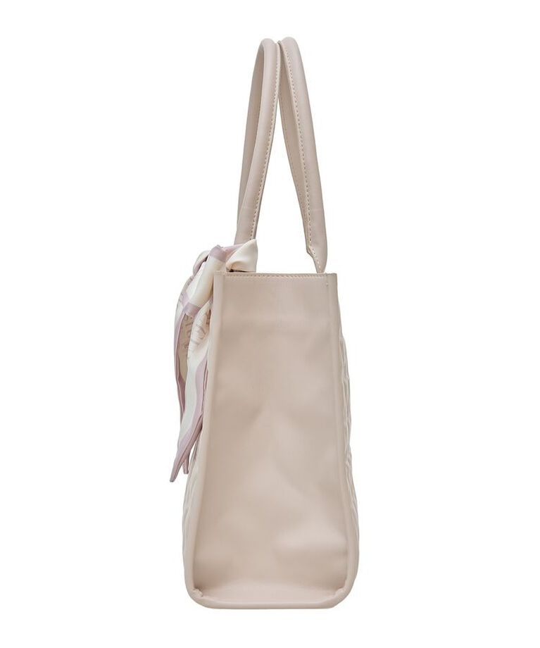 Maison de FLEUR「スカーフ付リボンキルティングトートバッグ」|トートバッグ|