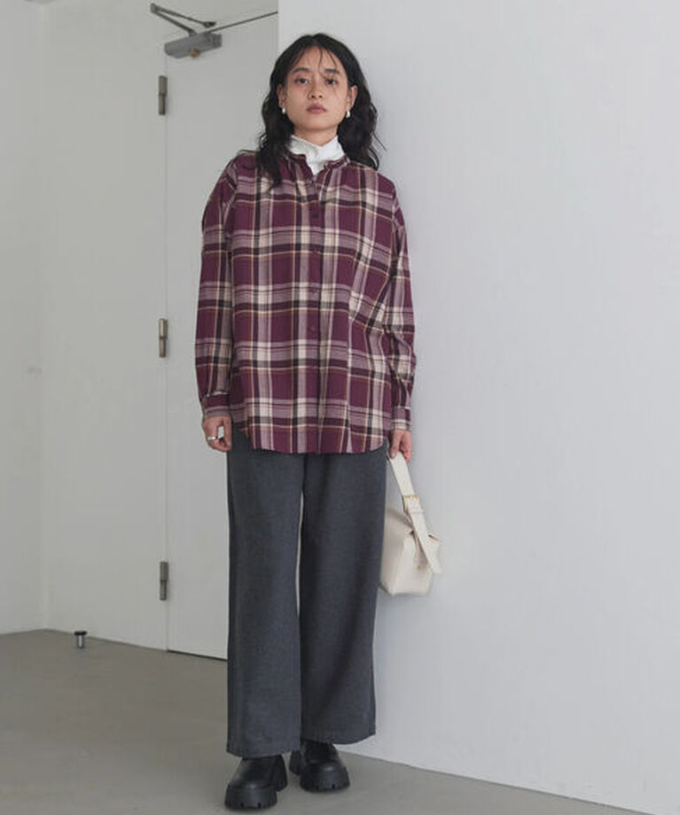  「ウールライクワイドパンツ」|その他|