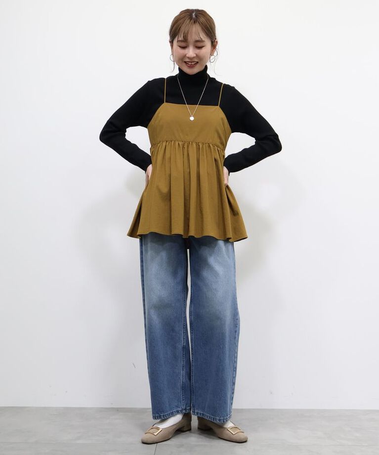 AMERICAN HOLIC「【WEB限定】ワイドデニム(-3㎝)」|デニム|