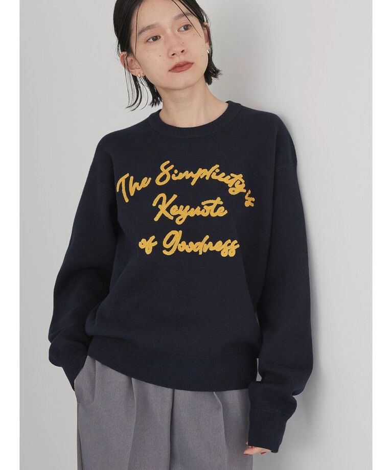 AMERICAN HOLIC「【WEB限定】サガラ刺繍ミラノリブニットプルオーバー」|ニット・セーター|