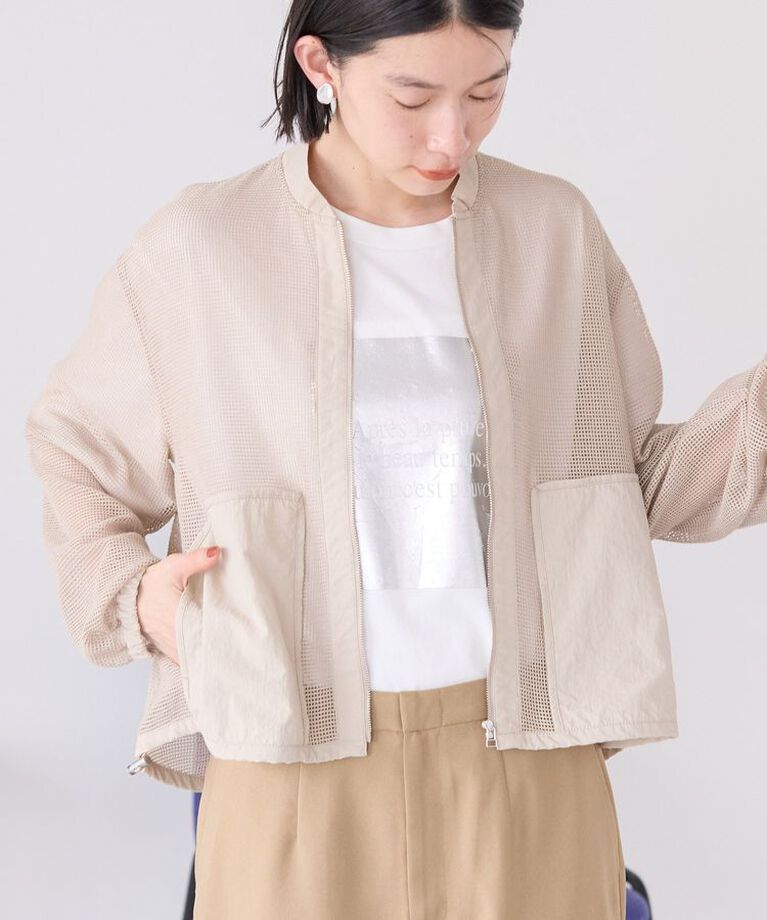 AMERICAN HOLIC「メッシュ異素材切替ブルゾン」|その他|