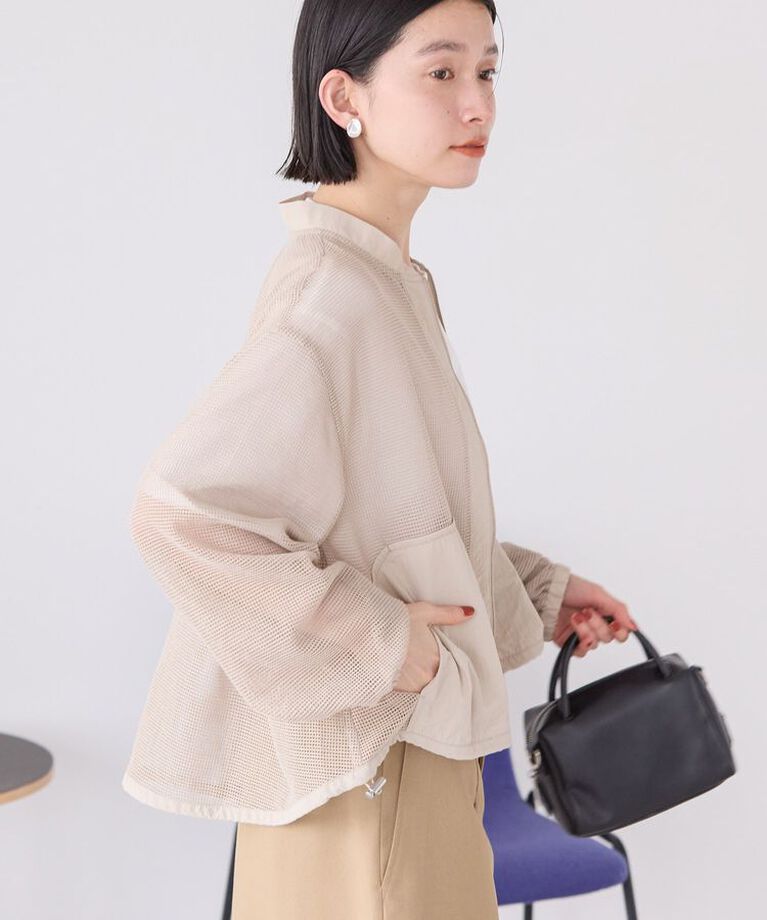 AMERICAN HOLIC「メッシュ異素材切替ブルゾン」|その他|
