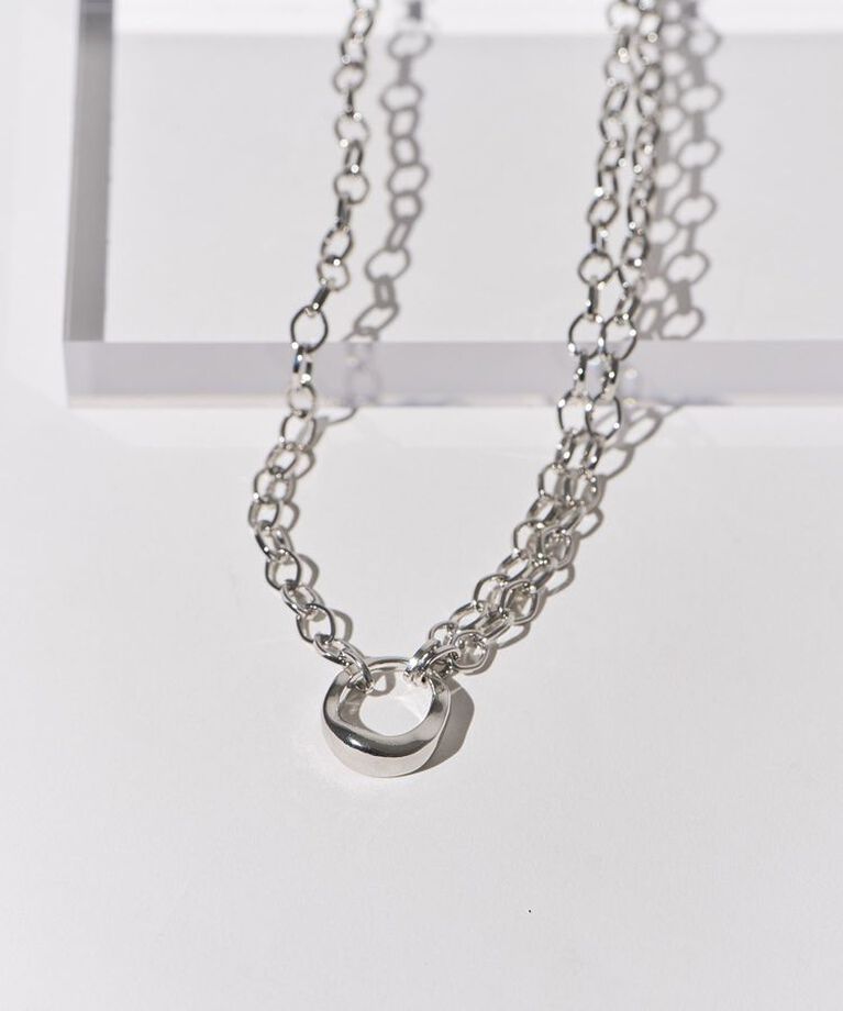 AMERICAN HOLIC「マグネットデザインチェーンネックレス」|ネックレス|Silver