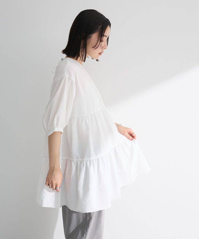 Green Parks「・ELENCARE DUE ティアードチュニック」|チュニック|
