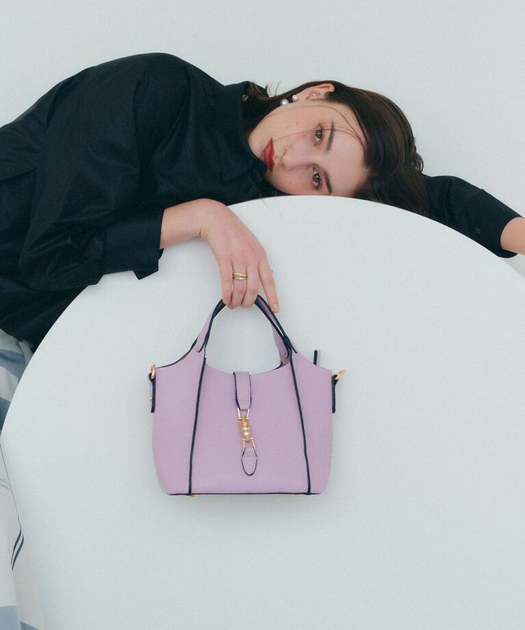YECCA VECCA「4wayミニバッグ」|ハンドバッグ|Lavender