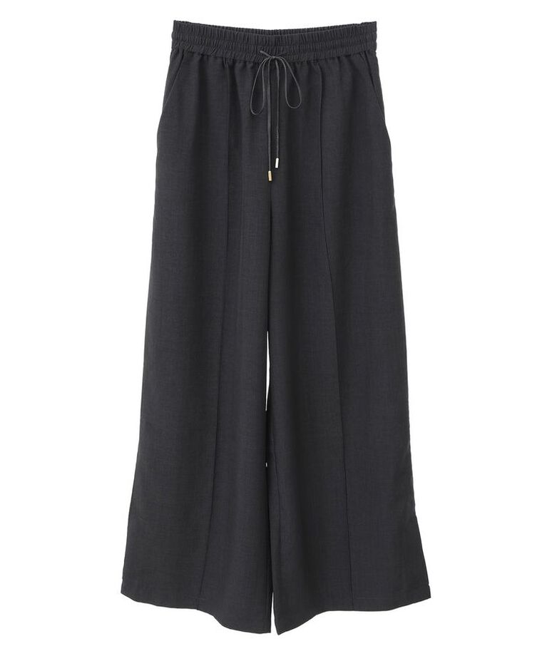 YECCA VECCA「サラサライージーワイドパンツ」|その他|Charcoal Gray