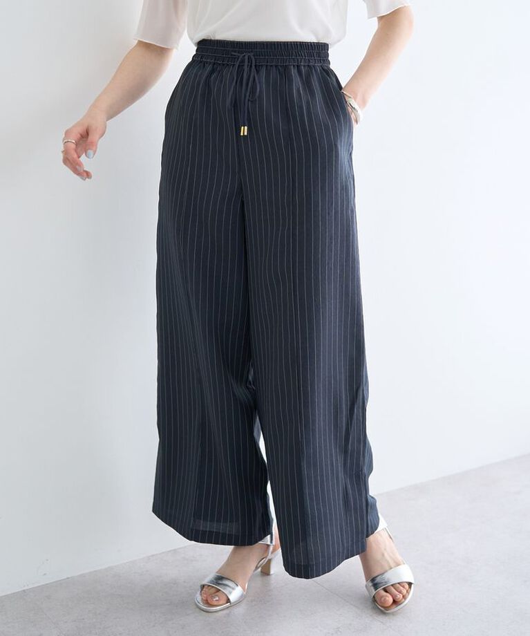 YECCA VECCA「サラサライージーワイドパンツ」|その他|Stripe