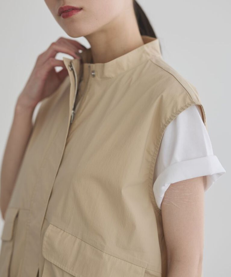 GARAGE OF GOOD CLOTHING「綿ナイロンミリタリーベスト」|ベスト・ジレ|