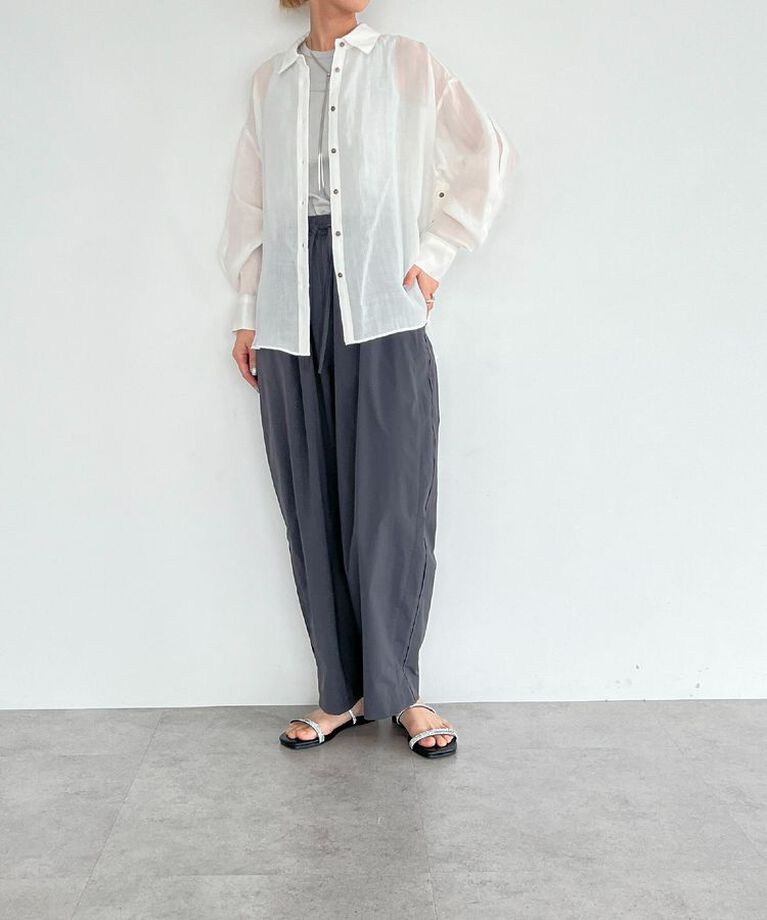 GARAGE OF GOOD CLOTHING「リネン2WAYサイド釦シャツ」|シャツ・ブラウス|