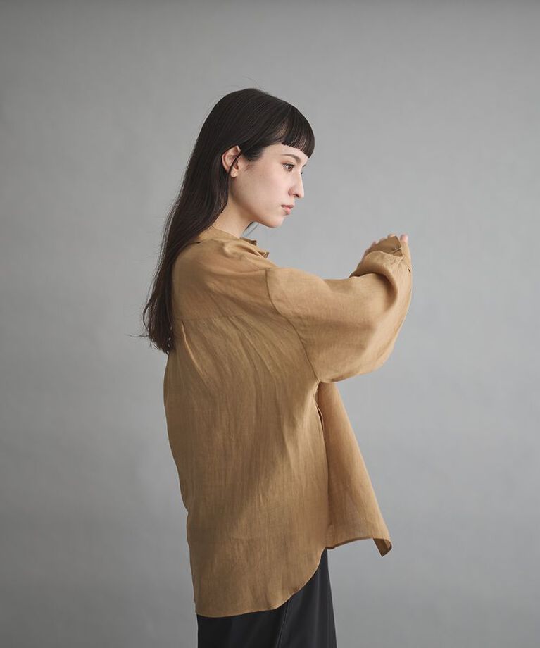 GARAGE OF GOOD CLOTHING「リネン2WAYサイド釦シャツ」|シャツ・ブラウス|