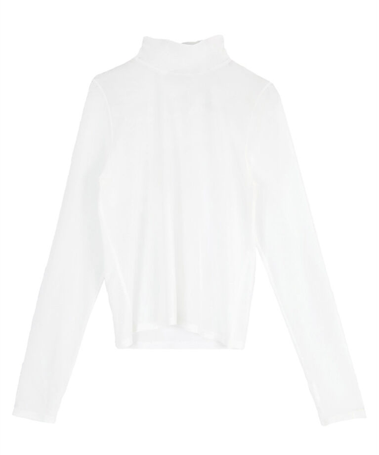 ur's「フィンガーホール付シアーハイネックプルオーバー」|Tシャツ・カットソー|
