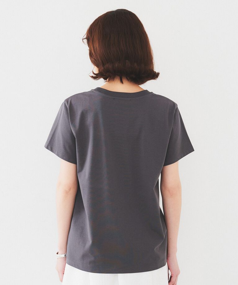UNTITLED「【洗える/ロゴ】プリントジャージTシャツ」|Tシャツ・カットソー|