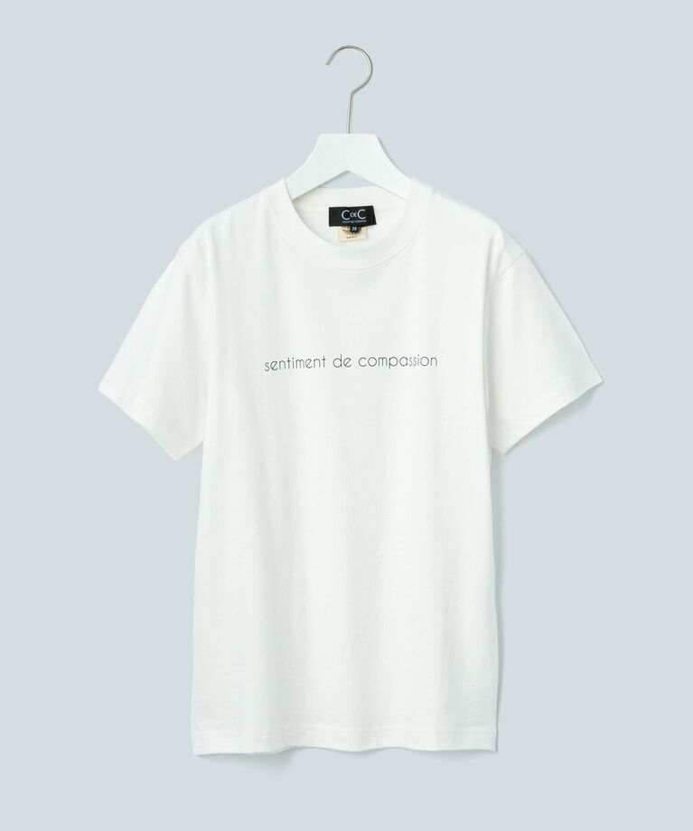 COUP DE CHANCE「【WORLD for the World】メッセージプリントTシャツ」|Tシャツ・カットソー|ｱｲﾎﾞﾘｰ(004)
