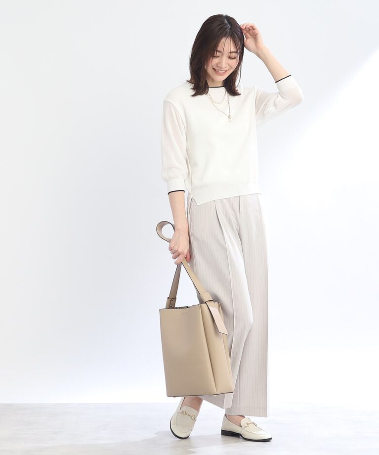 Reflect「【SALE／人気ニット！WEB限定カラーあり／洗える】バックボタンディティールニット」|ニット・セーター|