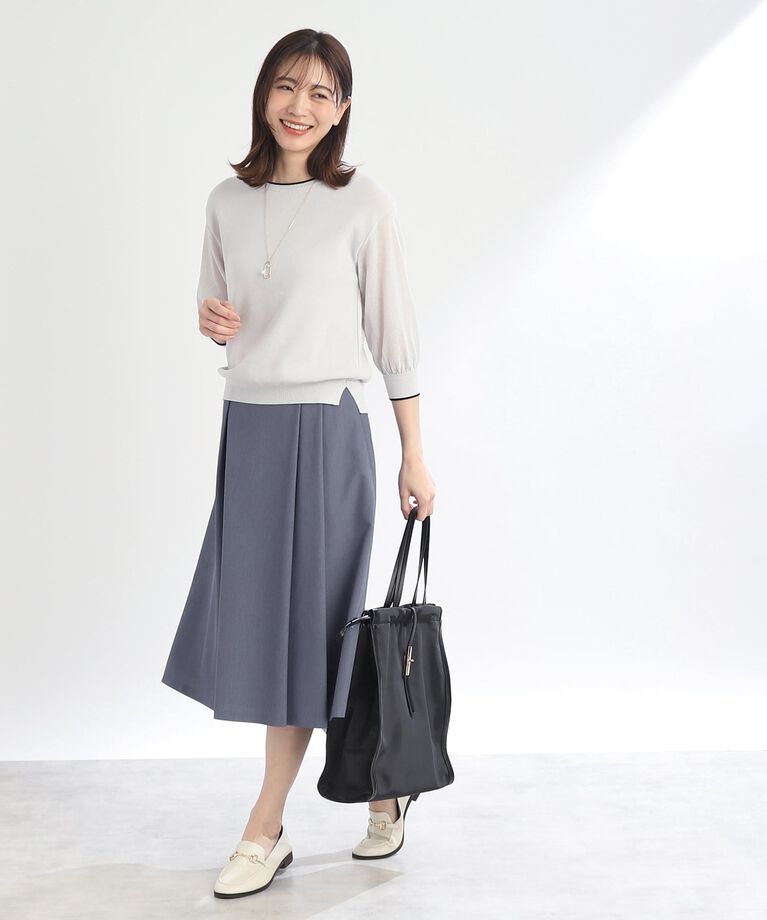 Reflect「【SALE／人気ニット！WEB限定カラーあり／洗える】バックボタンディティールニット」|ニット・セーター|