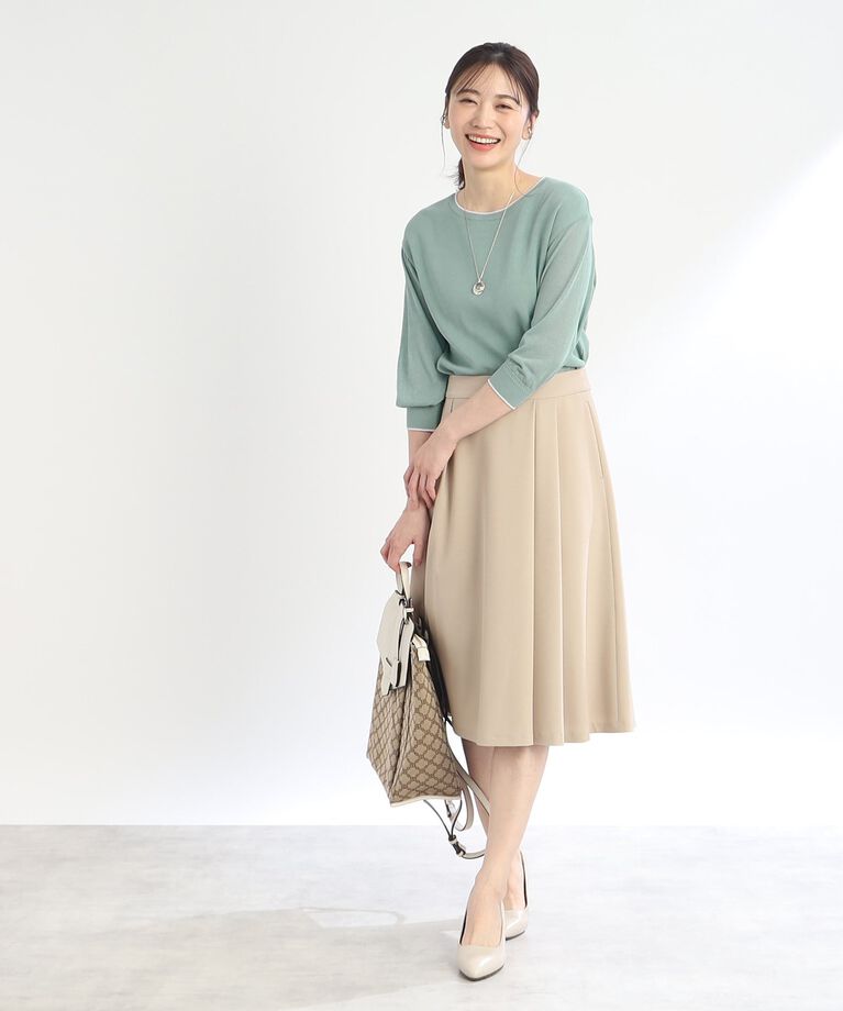 Reflect「【SALE／人気ニット！WEB限定カラーあり／洗える】バックボタンディティールニット」|ニット・セーター|