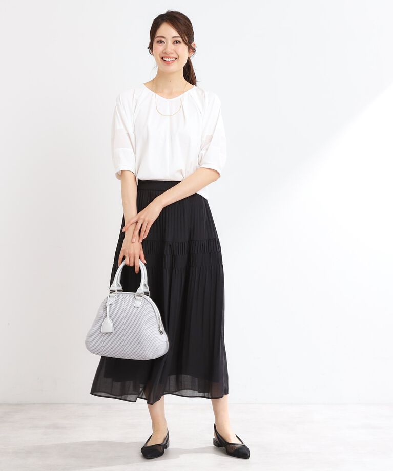 Reflect「【接触冷感／マシンウォッシュ可】キレイめラグランスリーブジャージ」|Tシャツ・カットソー|