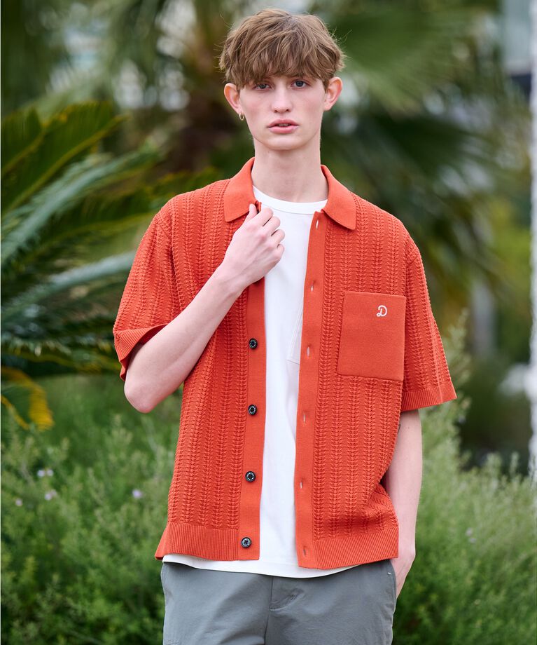 DRESSTERIOR「【Safari5月号掲載】オーガニックコットン キューバニットシャツ」|ニット・セーター|