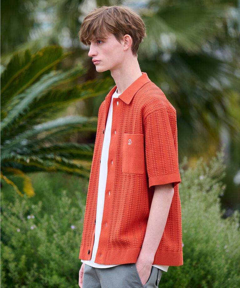 DRESSTERIOR「【Safari5月号掲載】オーガニックコットン キューバニットシャツ」|ニット・セーター|