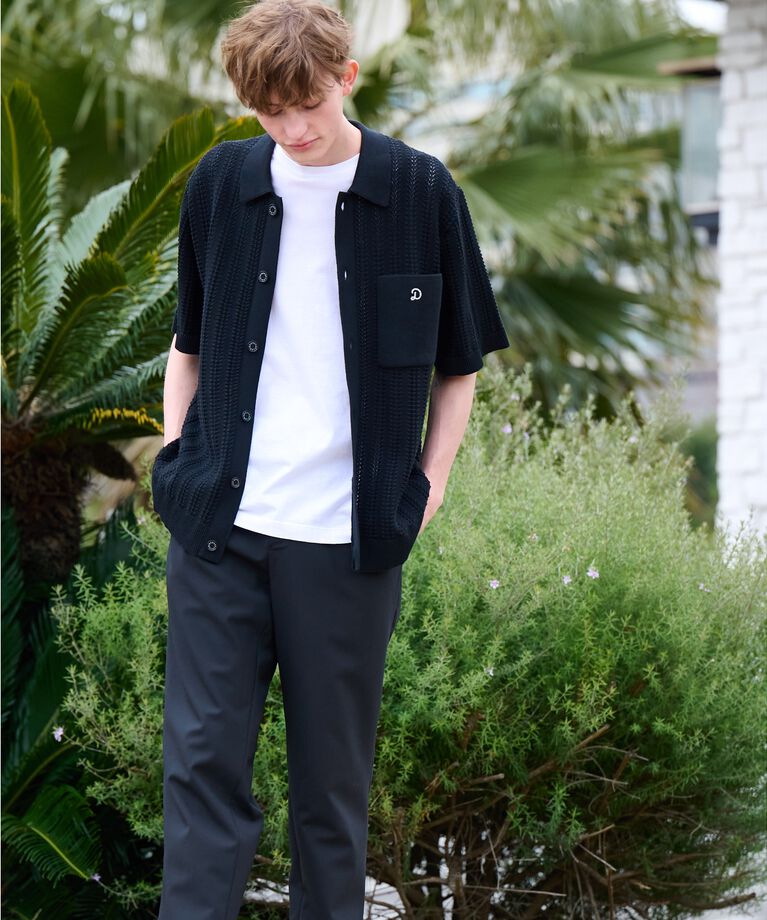 DRESSTERIOR「【Safari5月号掲載】オーガニックコットン キューバニットシャツ」|ニット・セーター|