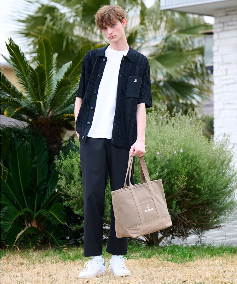DRESSTERIOR「【Safari5月号掲載】オーガニックコットン キューバニットシャツ」|ニット・セーター|