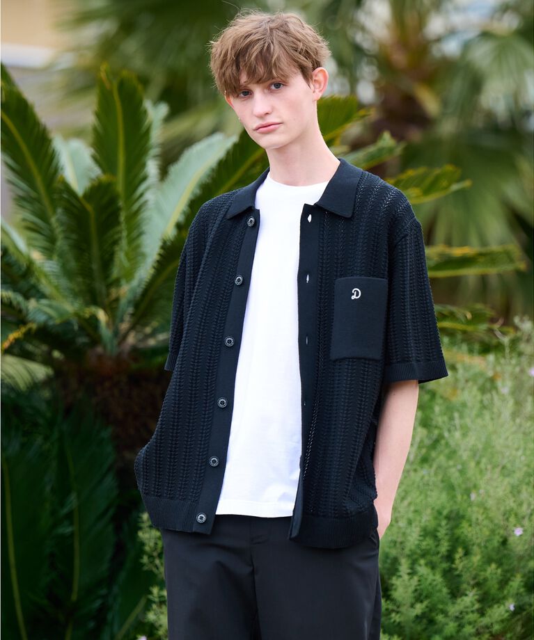 DRESSTERIOR「【Safari5月号掲載】オーガニックコットン キューバニットシャツ」|ニット・セーター|