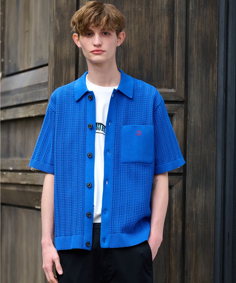 DRESSTERIOR「【Safari5月号掲載】オーガニックコットン キューバニットシャツ」|ニット・セーター|