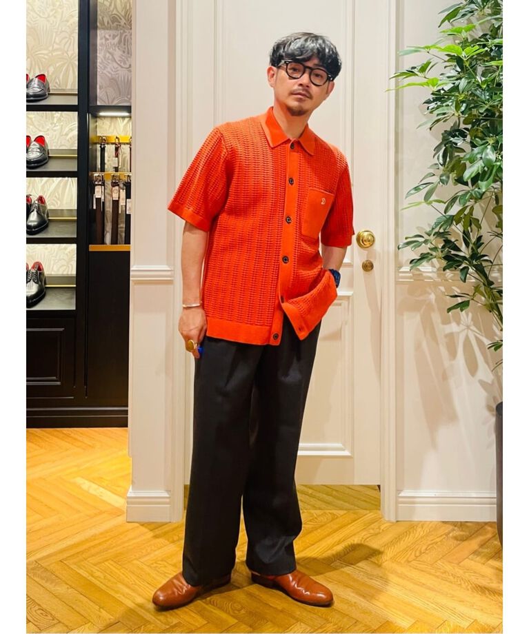 DRESSTERIOR「【Safari5月号掲載】オーガニックコットン キューバニットシャツ」|ニット・セーター|