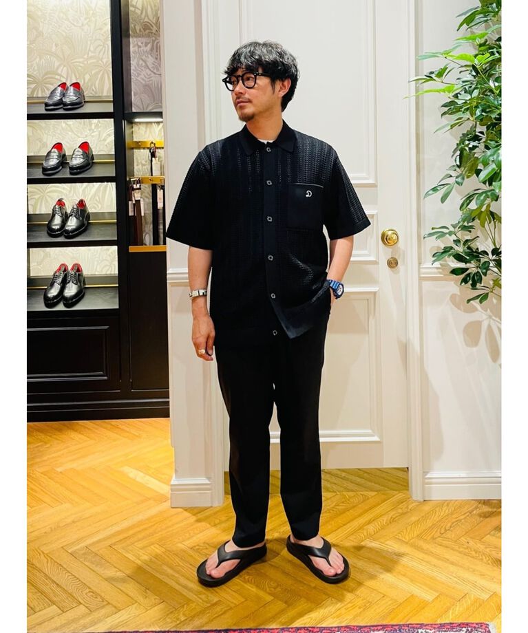 DRESSTERIOR「【Safari5月号掲載】オーガニックコットン キューバニットシャツ」|ニット・セーター|
