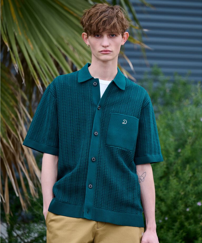 DRESSTERIOR「【Safari5月号掲載】オーガニックコットン キューバニットシャツ」|ニット・セーター|