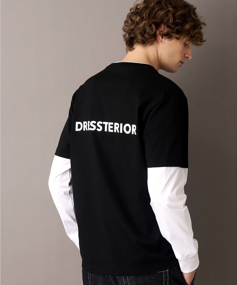 DRESSTERIOR「フェイクレイヤード ロングTシャツ」|Tシャツ・カットソー|