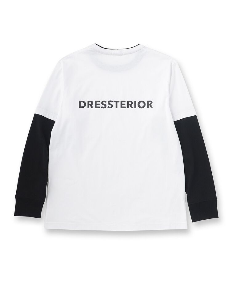 DRESSTERIOR「フェイクレイヤード ロングTシャツ」|Tシャツ・カットソー|