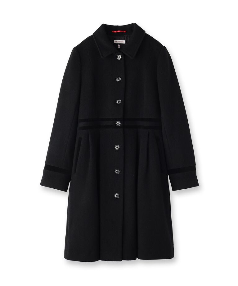 DRESSTERIOR「【大人百花冬号掲載】ウールブレンド　ドレスコート」|ステンカラーコート|