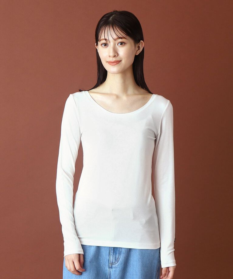 DRESSTERIOR「ウォームストレッチクルーネック」|Tシャツ・カットソー|
