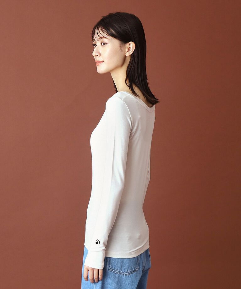 DRESSTERIOR「ウォームストレッチクルーネック」|Tシャツ・カットソー|