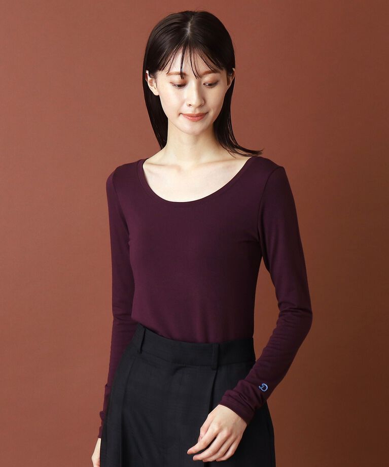DRESSTERIOR「ウォームストレッチクルーネック」|Tシャツ・カットソー|