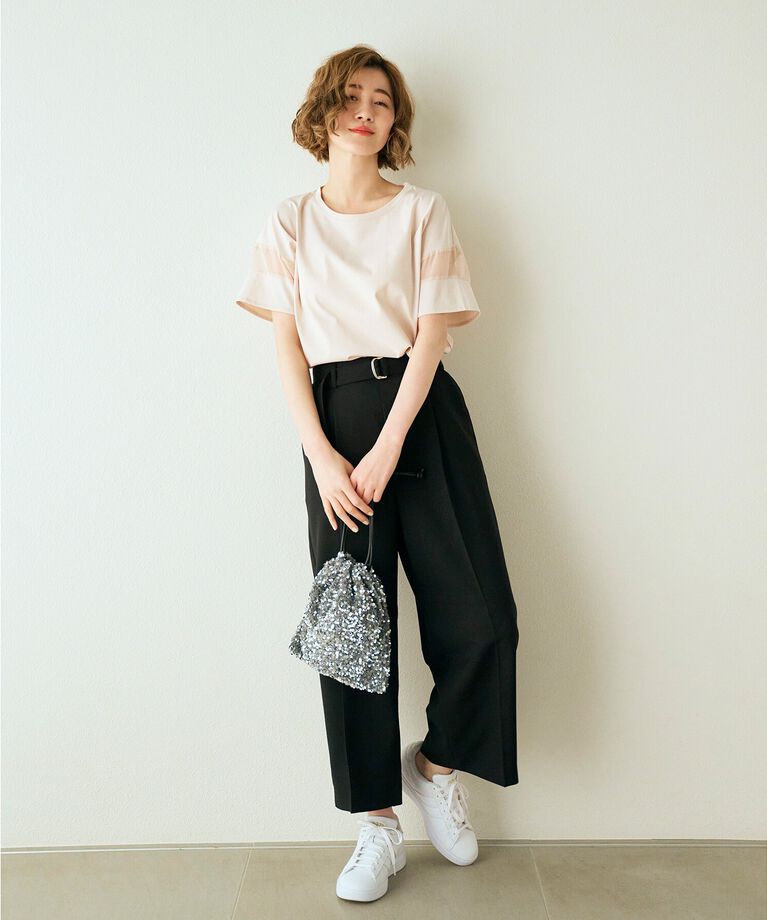 grove「【夏に嬉しい機能付き】ベルト付きワイドパンツ」|その他|