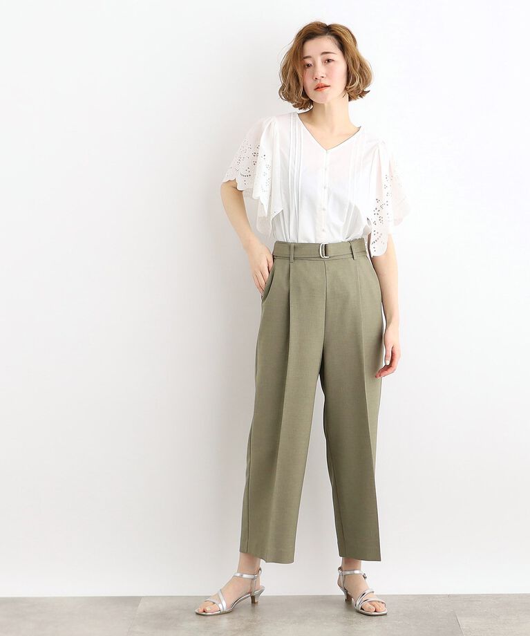 grove「【夏に嬉しい機能付き】ベルト付きワイドパンツ」|その他|