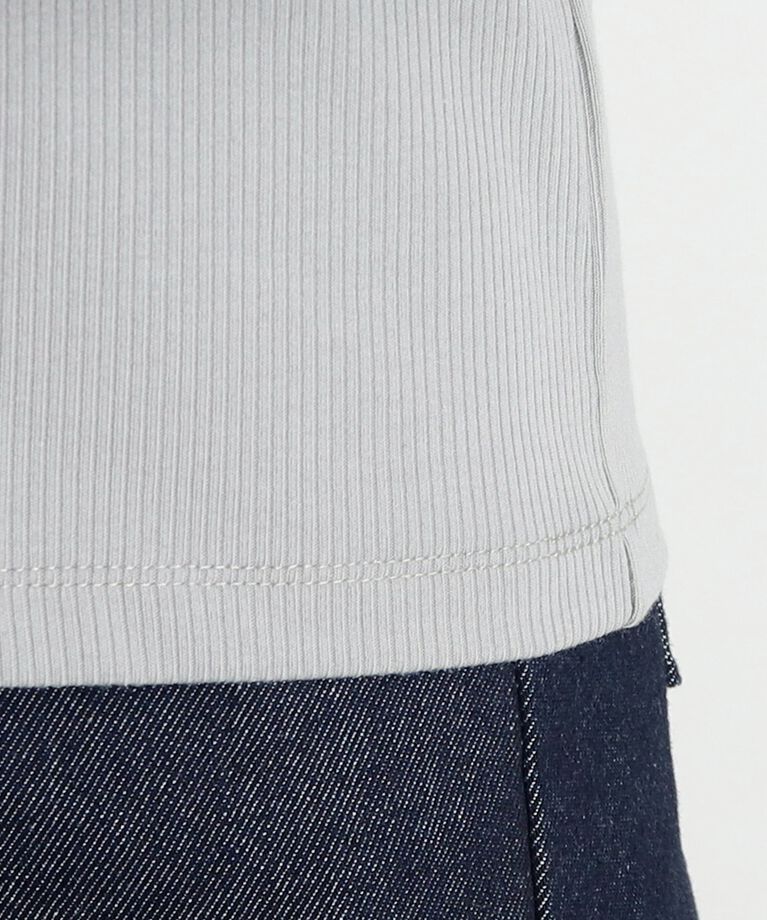 grove「シアー切替ハイネックプルオーバー」|Tシャツ・カットソー|
