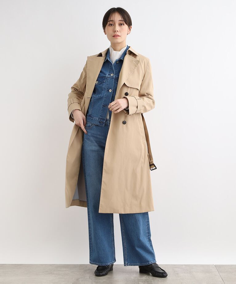 INDIVI「【トレンド！／ストレッチ／SETUP可能】ベーシックデニムジャケット」|デニムジャケット|