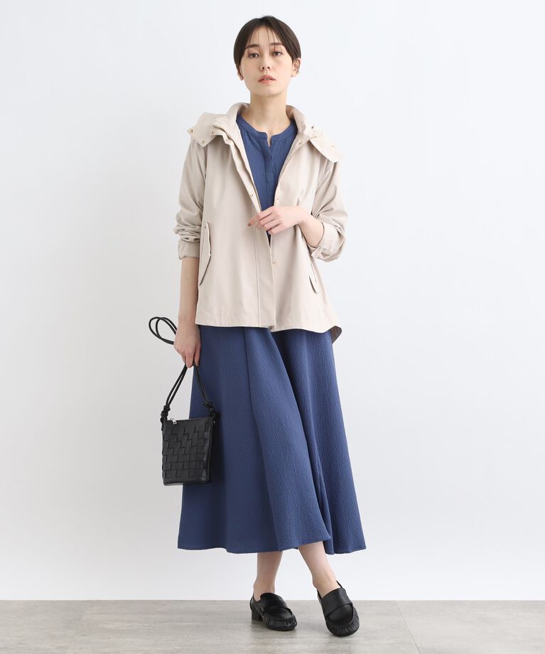 INDIVI「【洗える／SETUP可能／後ろゴム】フィット＆フレアワンピース」|ワンピース|