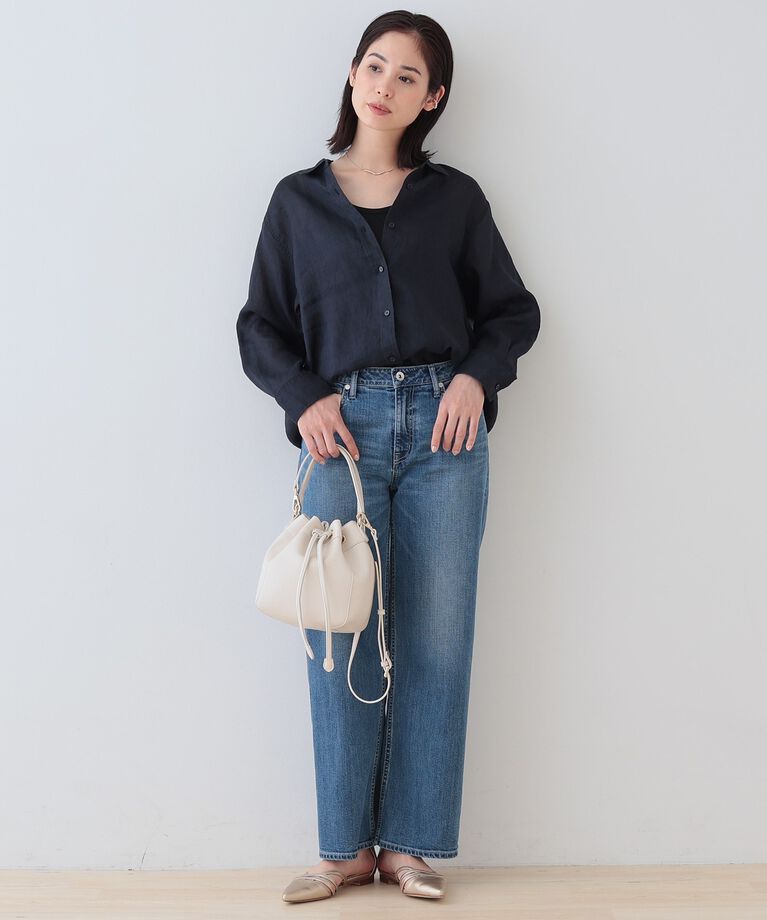 INDIVI「【毎年人気！／フレンチリネン】ベーシックシャツ」|シャツ・ブラウス|