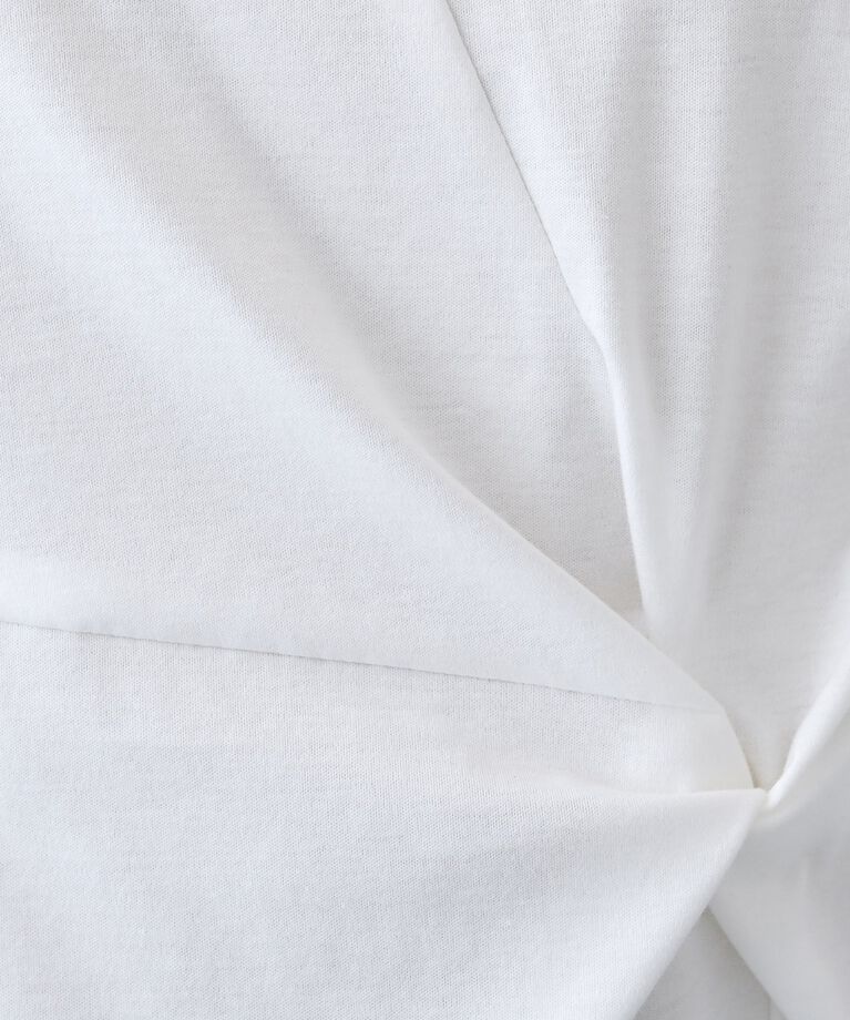 INDIVI「春SALE！【洗える】ねじりデザインTシャツ」|Tシャツ・カットソー|